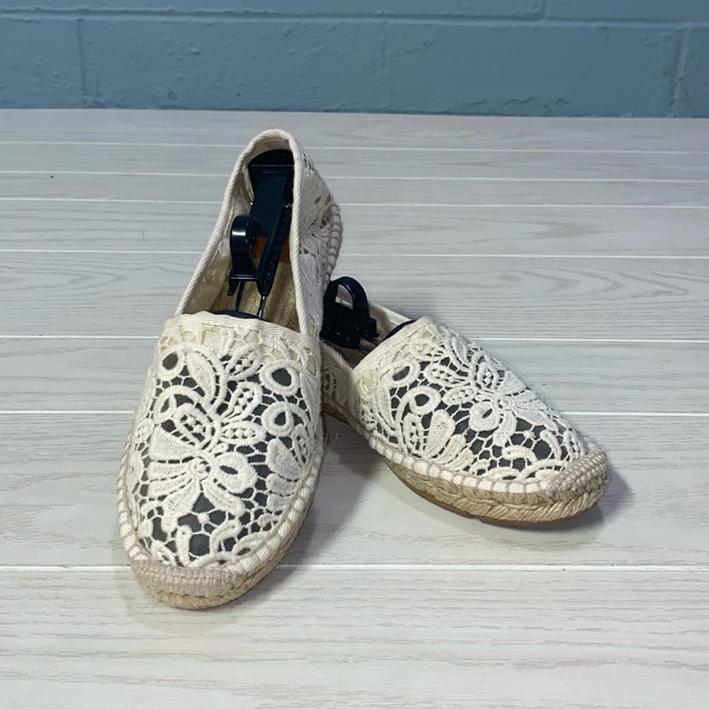 Tory Burch Lace Espadrille flats